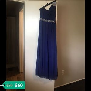 Blue beautiful dress